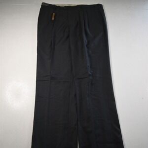 NEW G Manzoni 44x38 Gray Super 150s Wool Pleated Italy Made Full Cut‎ Mens Pants